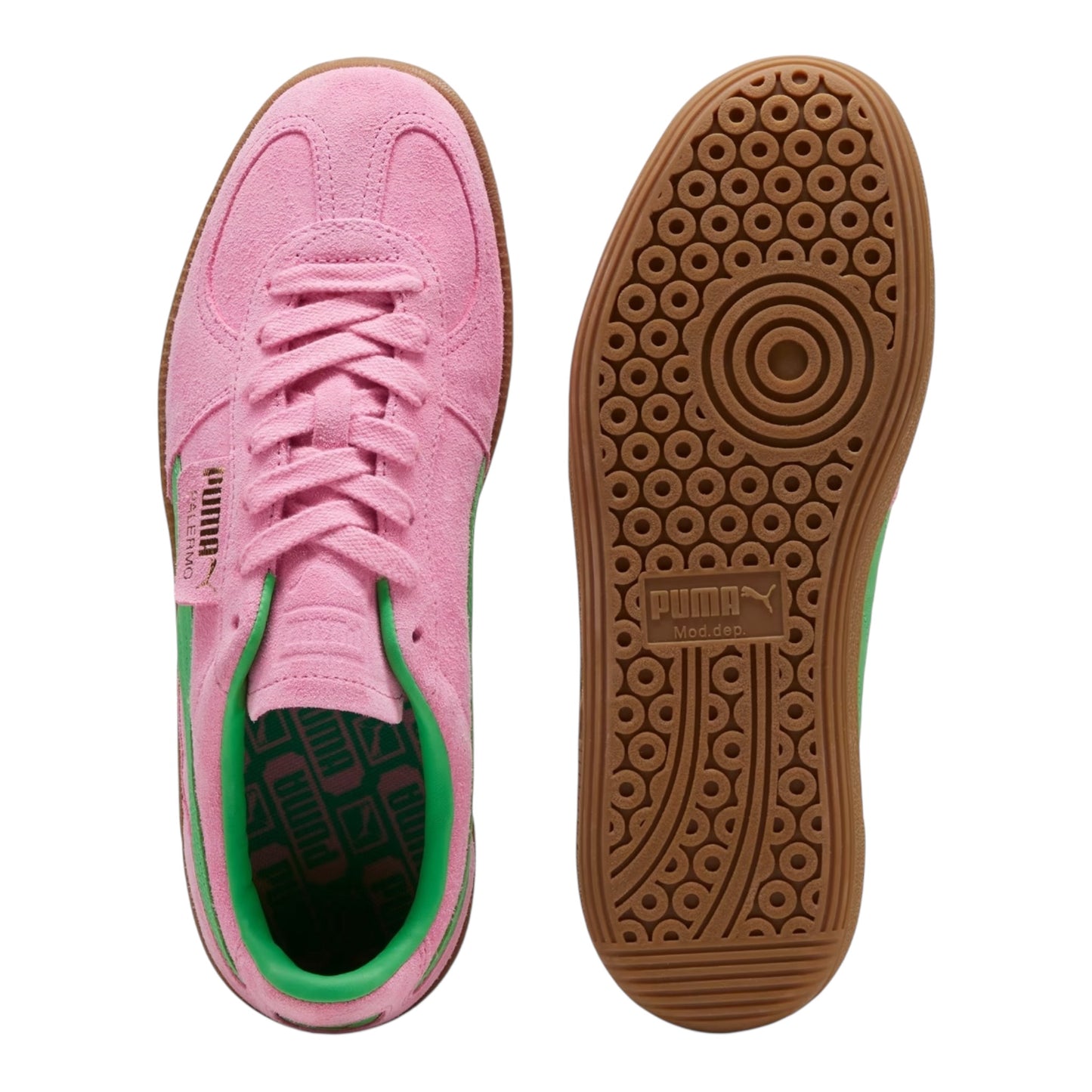 Puma Palermo Special - pink delight- Puma Green- Gum