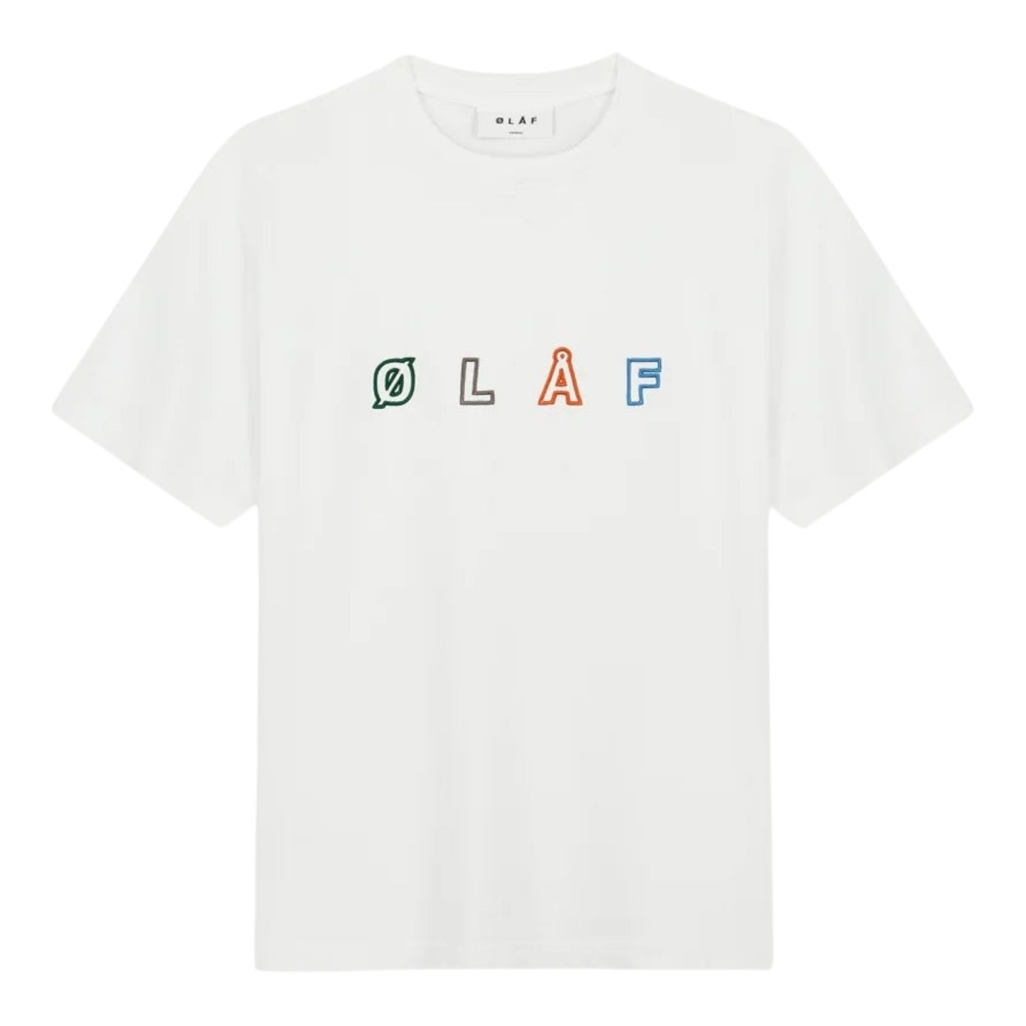 ØLÅF Sans Embro Logo Tee - White