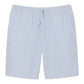 Lacoste Relaxed Striped Shorts - Blue/White