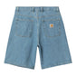 Carhartt WIP Brandon Short - Blue (Stone bleached)
