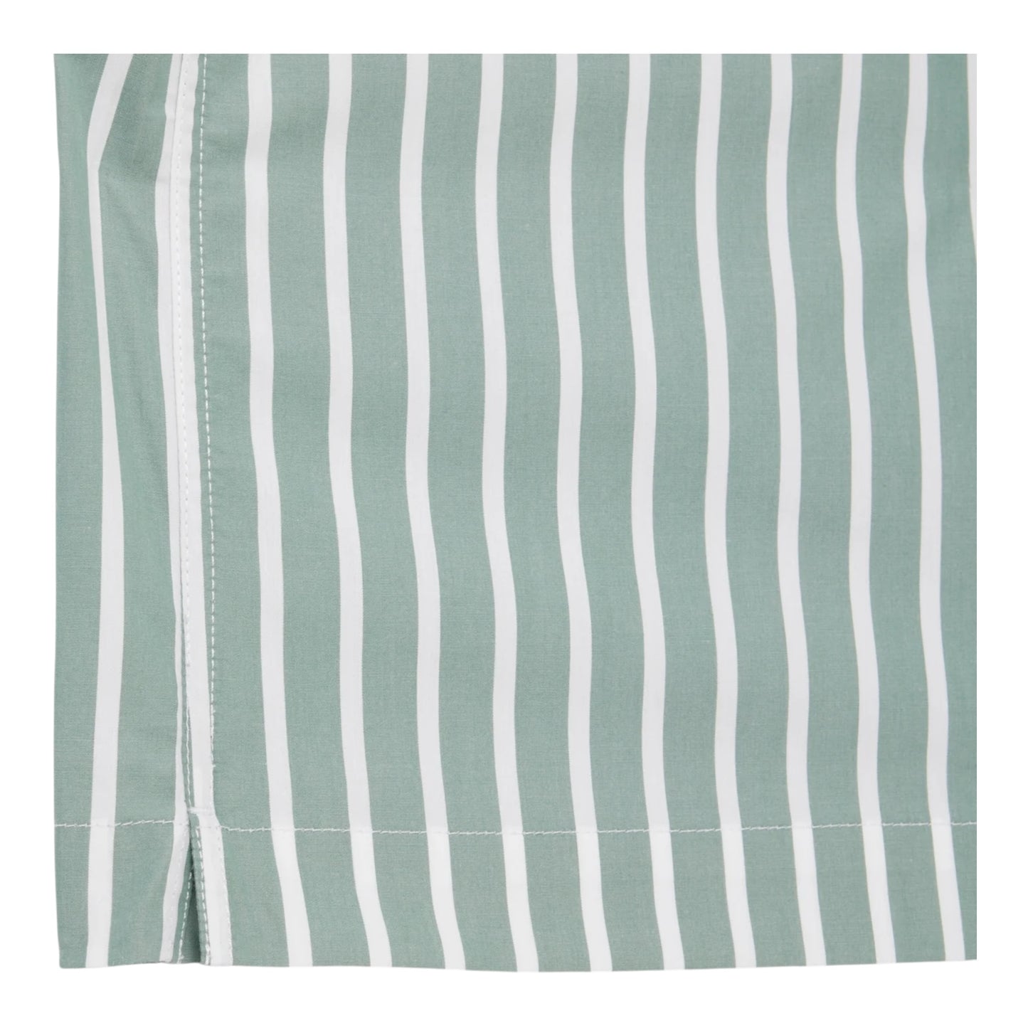 Lacoste Relaxed Fit Short-Sleeve Shirt Striped - Green/White
