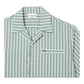 Lacoste Relaxed Fit Short-Sleeve Shirt Striped - Green/White