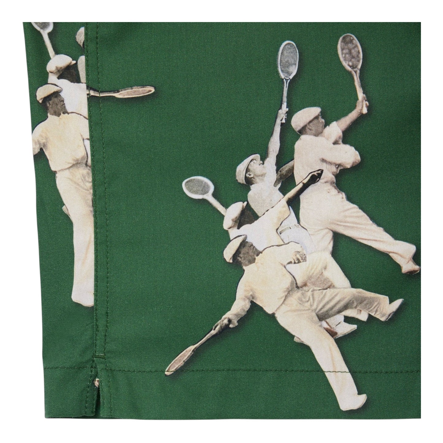 Lacoste Relaxed Fit Shirt René Lacoste Print - Green