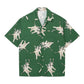 Lacoste Relaxed Fit Shirt René Lacoste Print - Green