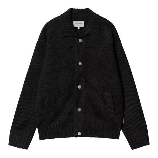 Carhartt WIP Santa Fe Cardigan - Black