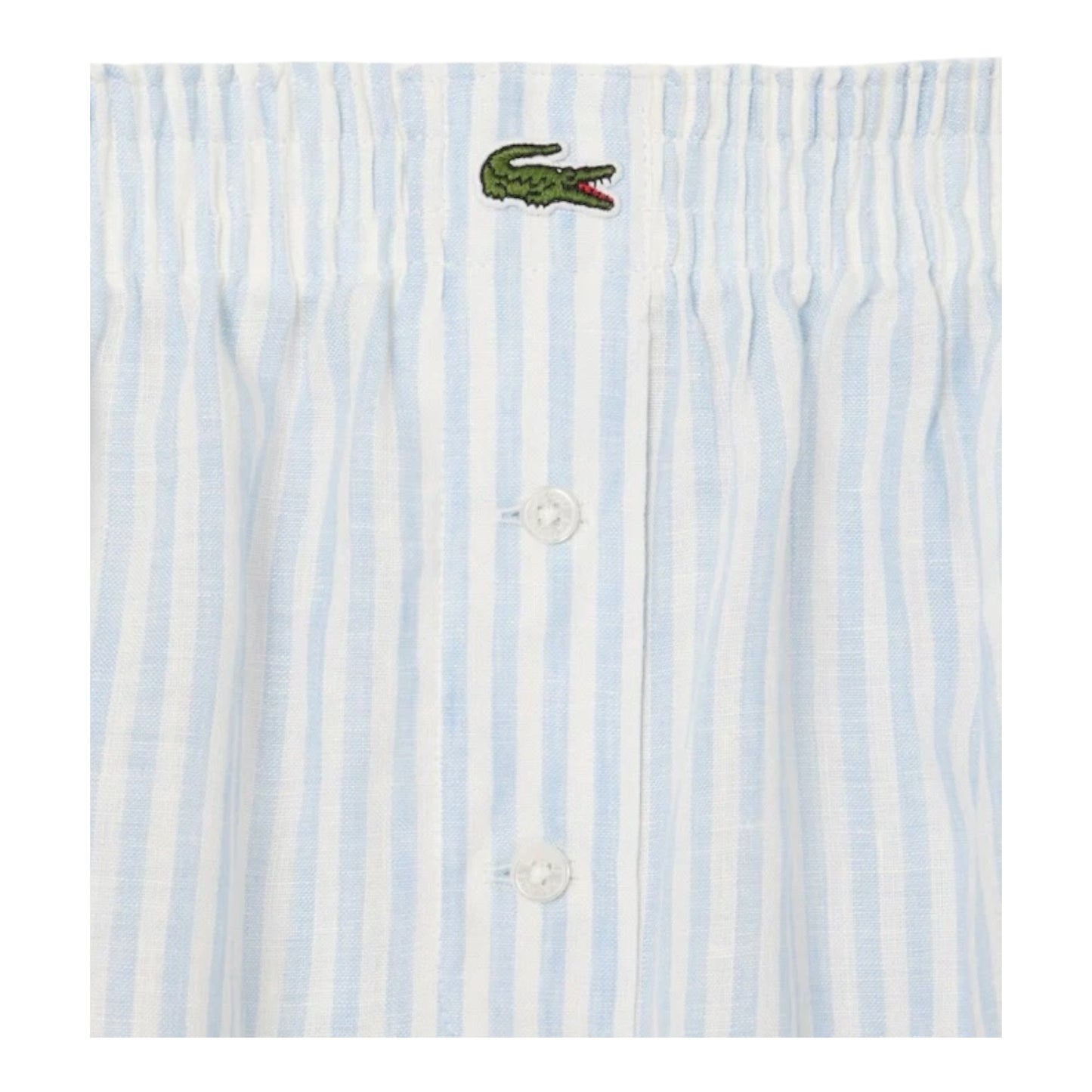 Lacoste Wide Striped Shorts - Blue/White