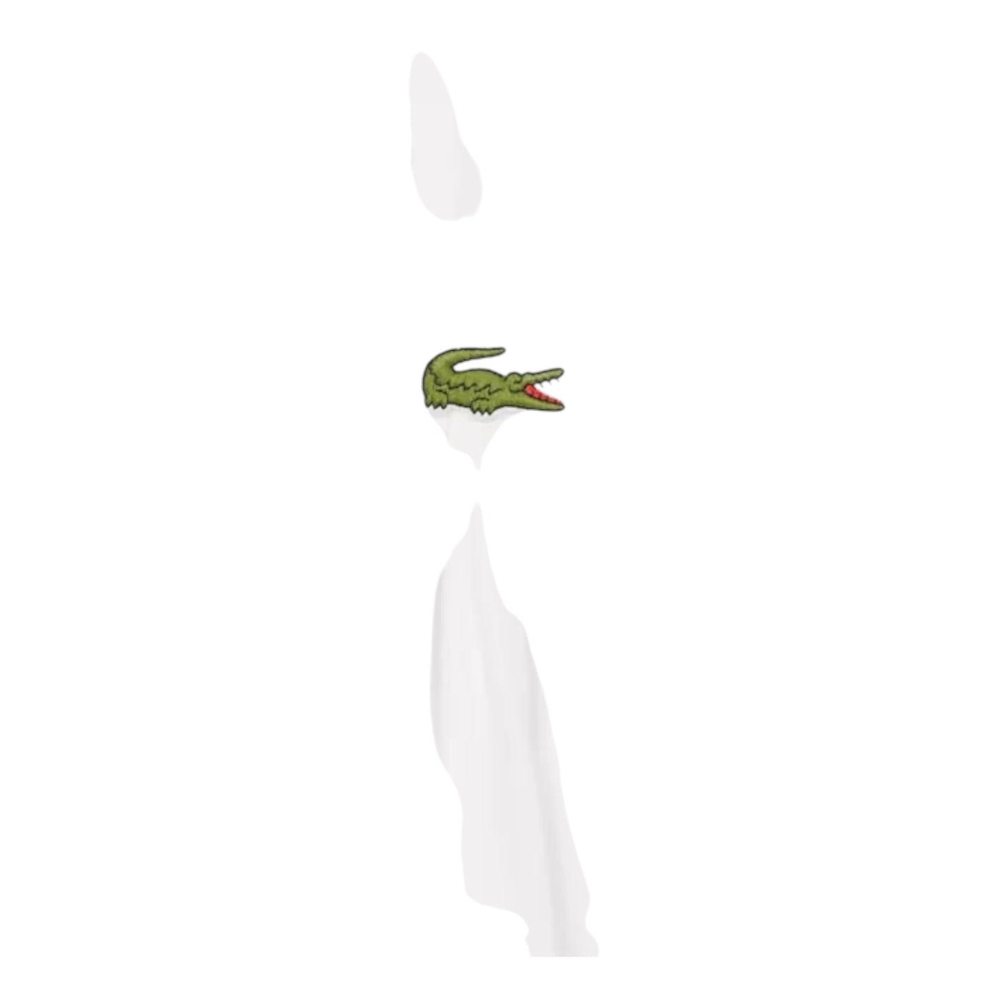 Lacoste Draped T-shirt dress - white