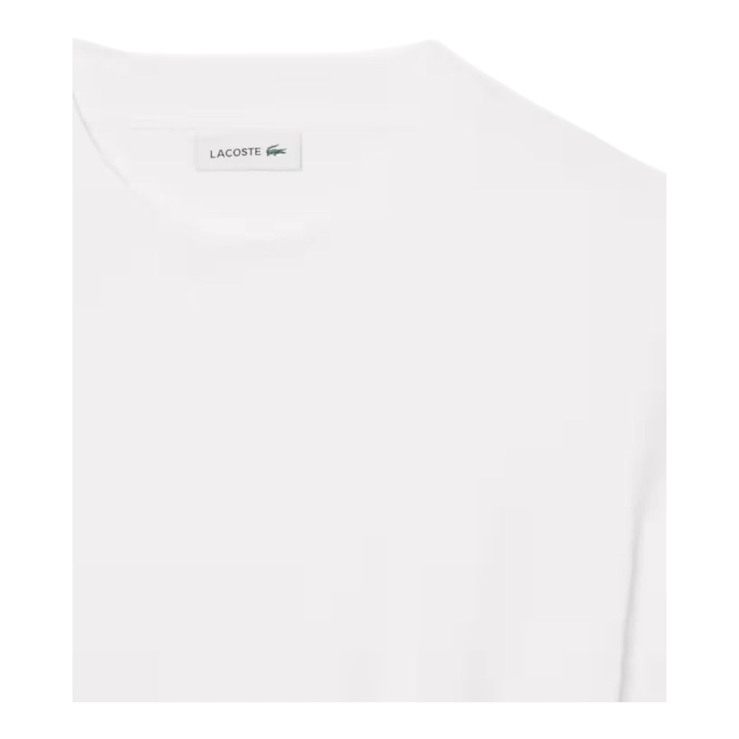 Lacoste Draped T-shirt dress - white