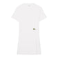 Lacoste Draped T-shirt dress - white