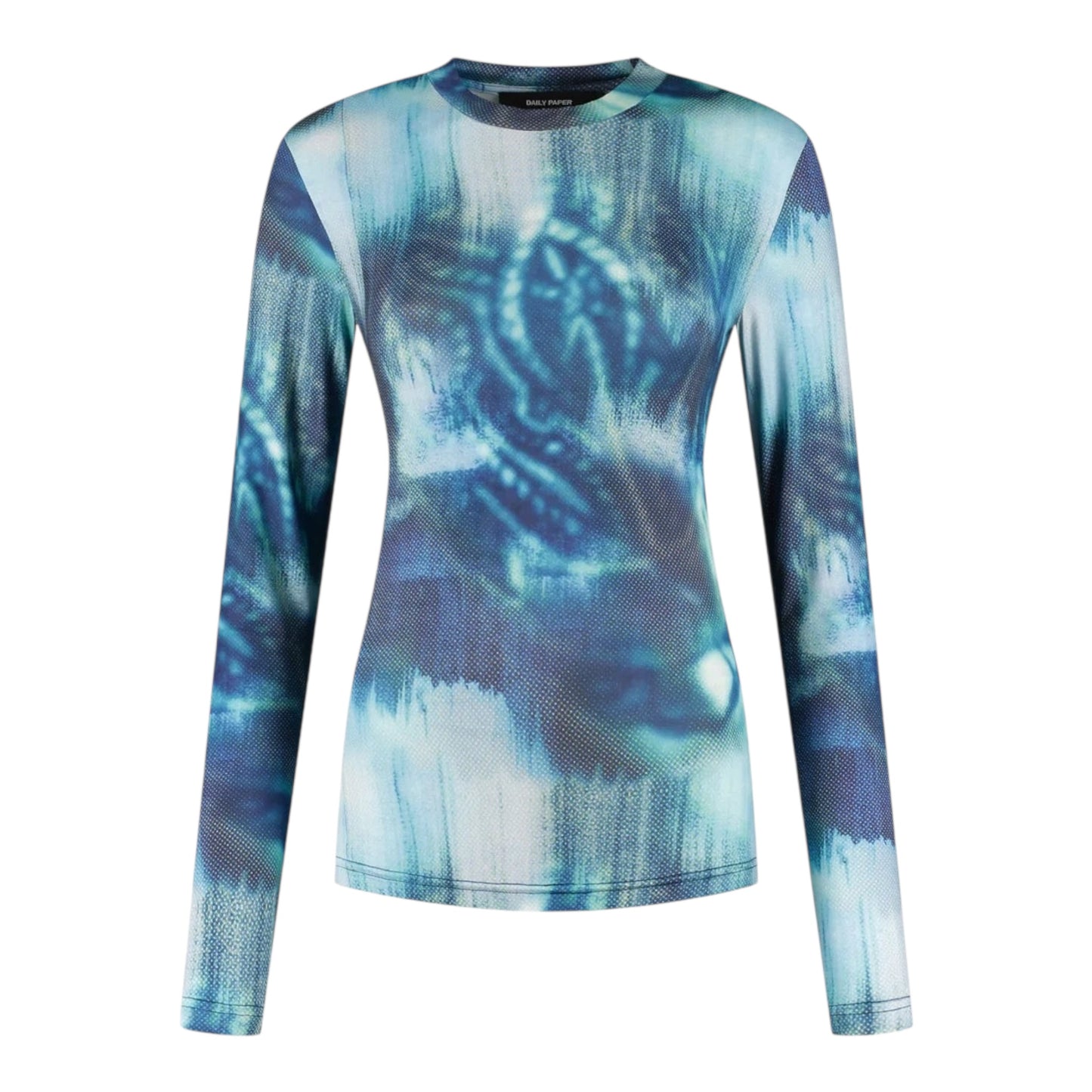 Daily Paper Fitted Braid Ls Tee - Blue