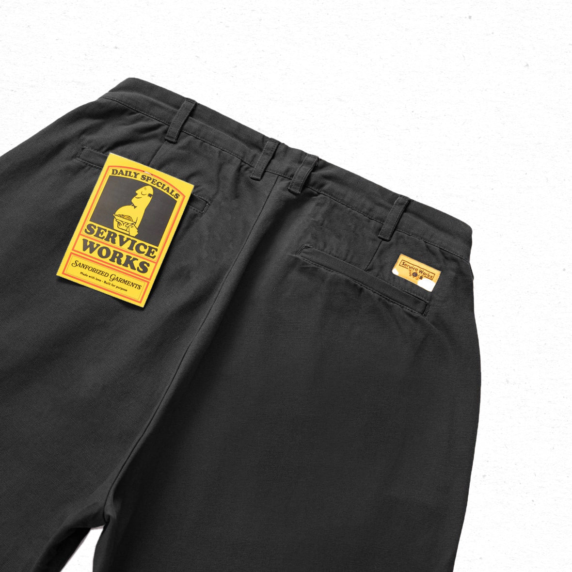 Service Works Canvas Part Timer Pant - Black