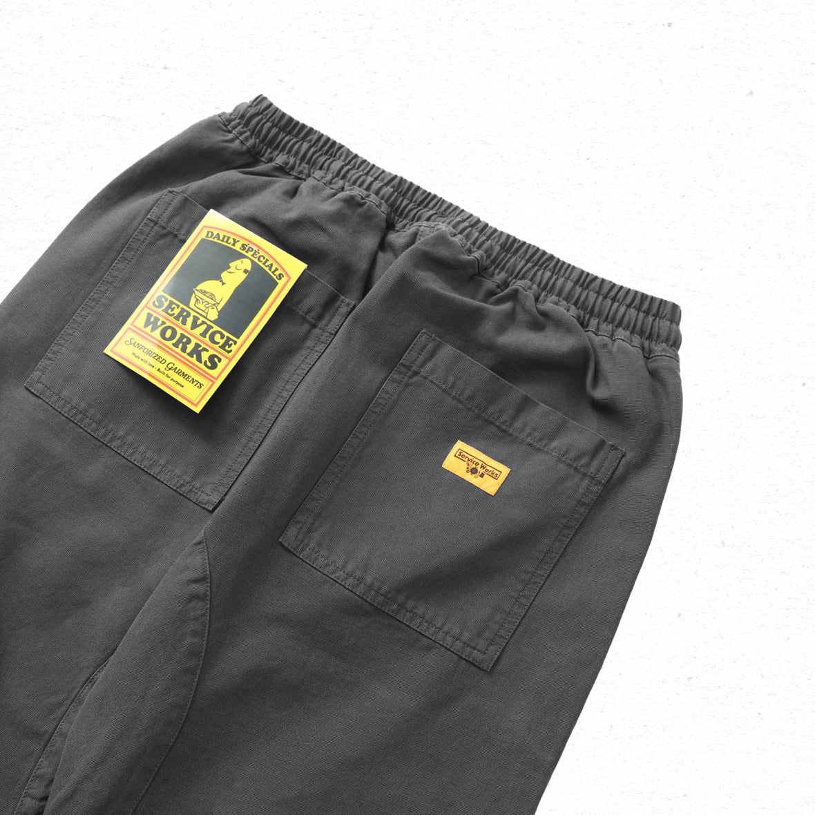 Service Works Classic Canvas Chef Pants - Grey