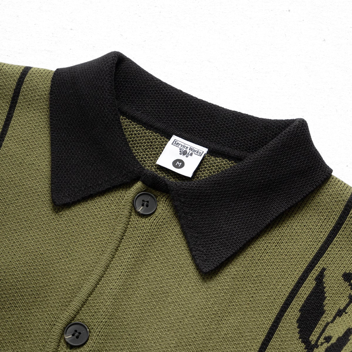 Service Works Olive Branch Pullover - Olive