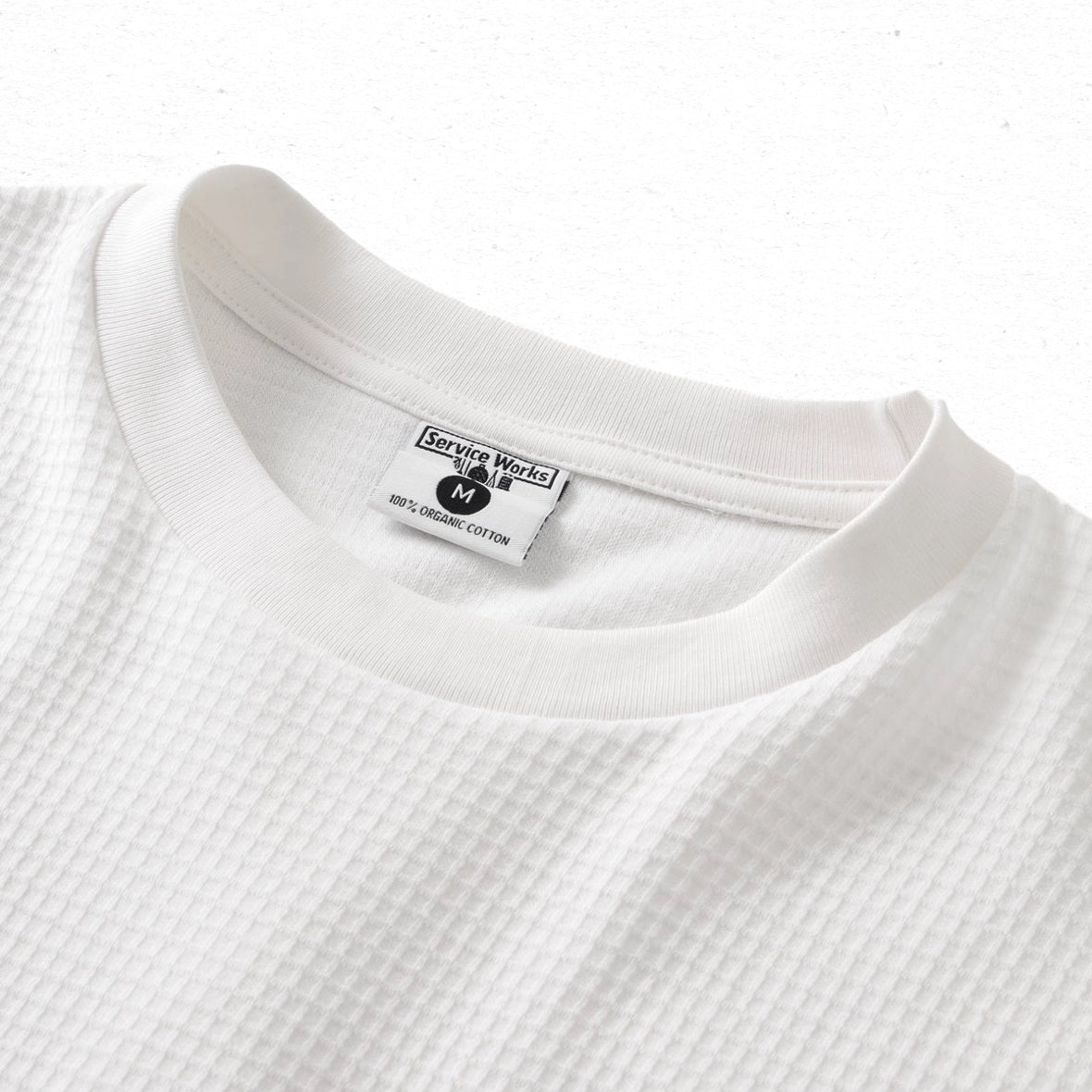 Service Works Waffle Pocket Tee - White