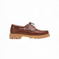 VINNY´s Aztec Two Tone Boat Shoe - Dark Brown