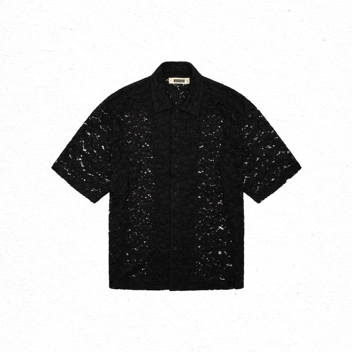 Woodbird WBBanks Lace Shirt - Black