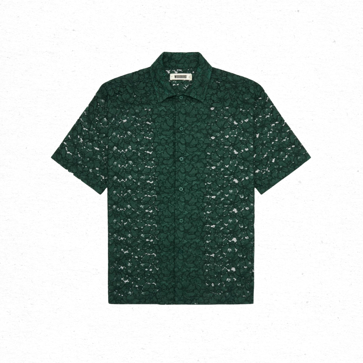 Woodbird WBBanks Lace Shirt - Sports Green