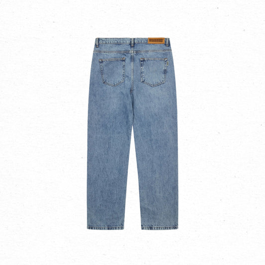 Woodbird WBLeroy Doone Jeans - Washed Blue