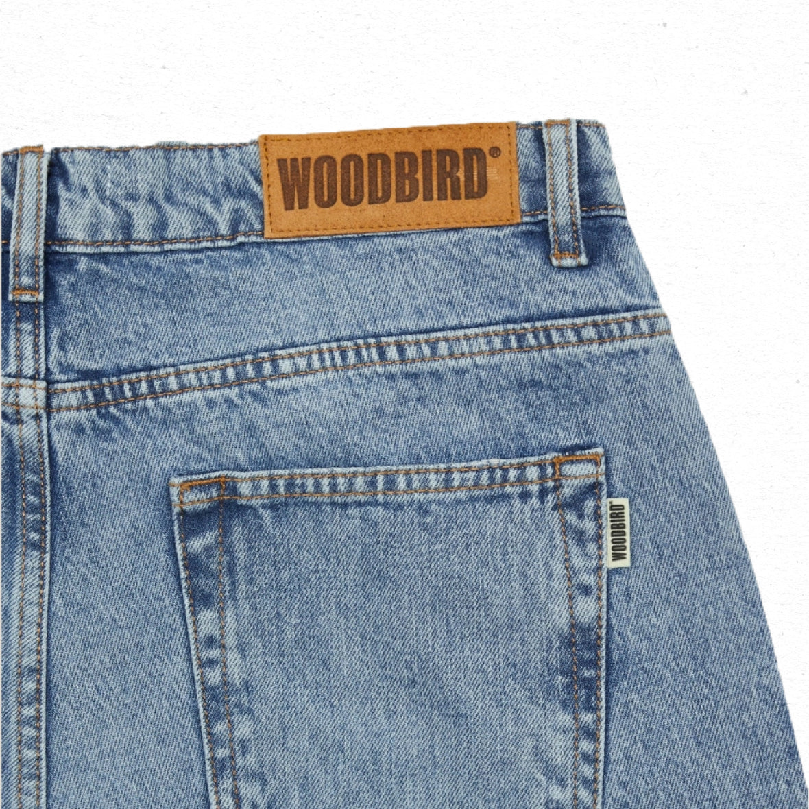 Woodbird WBLeroy Doone Jeans - Washed Blue