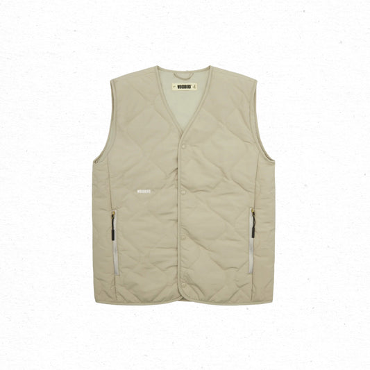 Woodbird WBTrais Quilt Vest - Stone